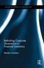 Image for Rethinking corporate governance in financial institutions