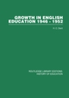 Image for Growth in English Education: 1946-1952