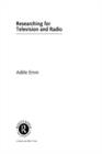 Image for Researching for television and radio