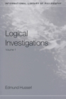 Image for Logical investigations. : Vol. 1