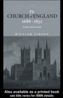 Image for The Church of England 1688-1832: Unity and Accord