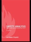 Image for Safety analysis: principles and practice in occupational safety