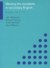 Image for Meeting the Standards in Secondary English: A Guide to the ITT NC