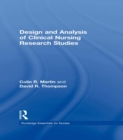 Image for Design and analysis of clinical nursing research studies