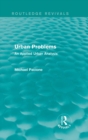 Image for Urban Problems (Routledge Revivals): An Applied Urban Analysis