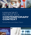 Image for Managing people in the contemporary context
