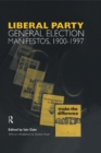 Image for Liberal Party general election manifestos, 1900-1997. : Volume 3