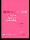 Image for Effective subject leadership