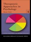 Image for Therapeutic approaches in psychology.
