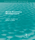 Image for Rural resource management