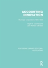 Image for Accounting innovation: municipal corporations 1835-1935