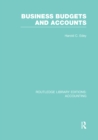 Image for Business budgets and accounts : volume 28