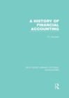 Image for A history of financial accounting