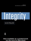Image for Integrity in the public and private domains