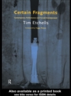 Image for Certain fragments: contemporary performance and forced entertainment