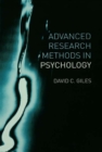 Image for Advanced research methods in psychology