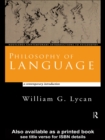 Image for Philosophy of language: a contemporary introduction