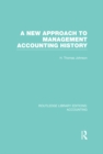 Image for A new approach to management accounting history : 41