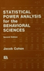 Image for Statistical power analysis for the behavioral sciences
