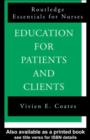 Image for Education for patients and clients.