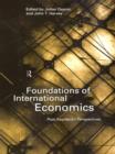 Image for Foundations of international economics: post Keynesian perspectives