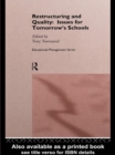 Image for Restructuring and quality in tomorrow&#39;s schools