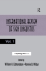 Image for International Review of Sign Linguistics: Volume 1