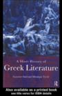 Image for A short history of Greek literature