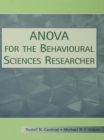 Image for ANOVA for the behavioural sciences researcher