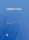 Image for Routledge international companion to education
