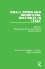 Image for Small firms and industrial districts in Italy