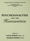 Image for Psychoanalysis and the humanities