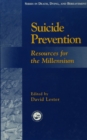 Image for Suicide prevention : resources for the millennium