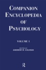 Image for Companion Encyclopedia of Psychology: Volume One
