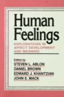 Image for Human feelings: explorations in affect development and meaning