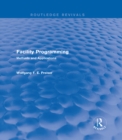 Image for Facility programming: methods and applications