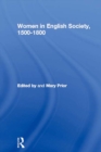Image for Women in English Society, 1500-1800