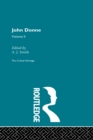 Image for John Donne: the critical heritage. : Volume II