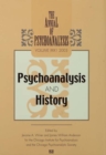 Image for The Annual of Psychoanalysis, V. 31: Psychoanalysis and History
