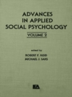 Image for Advances in Applied Social Psychology: Volume 2