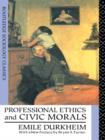 Image for Professional ethics and civic morals