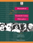 Image for Biographical dictionary of twentieth-century philosophers
