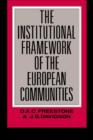 Image for The Institutional Framework of the European Communities