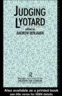 Image for Judging Lyotard
