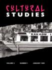 Image for Cultural Studies: Volume 3, Issue 1