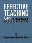 Image for Effective teaching in higher education