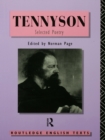 Image for Alfred, Lord Tennyson: selected poetry