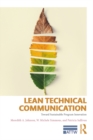 Image for Lean technical communication: toward sustainable program innovation