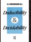 Image for Deducibility and Decidability