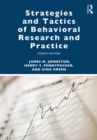Image for Strategies and tactics of behavioral research and practice